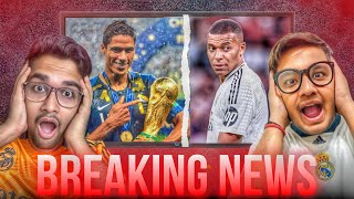 Mbappe OUT for 3 weeks Varane Announces retirement Szczesny to Barca DONE DEALmadridpundits [upl. by Hairaza502]