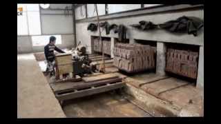 Hoffman Kiln with drying chamber from clay brick making line [upl. by Fellows]