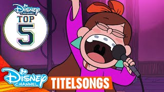 Die Disney Channel Top 5 Die besten Titelsongs aus Animationsserien  Disney Channel [upl. by Dolorita]