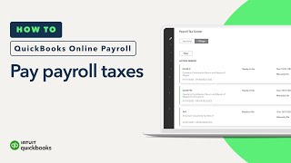 How to pay payroll taxes in QuickBooks Online Payroll [upl. by Anelrats283]