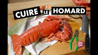 COMMENT CUIRE ET DÉCORTIQUER DU HOMARD  CUISSON PARFAITE Petite bette [upl. by Eirene]