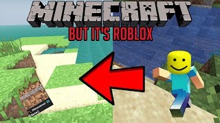 Minecraft But Its Roblox l Roblox Mineverse [upl. by Eanahc862]