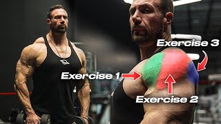 THE 4 BEST exercises for HUGE shoulders IT’S SIMPLE [upl. by Youngman23]