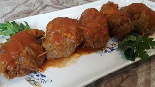 BRACIOLE DI VITELLO AL SUGO DI TIZIANAMANIINPASTA [upl. by Barrus582]