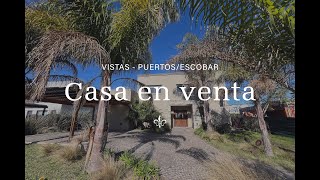 CASA EN VENTA  VISTAS  PUERTOSESCOBAR [upl. by Hiltan555]