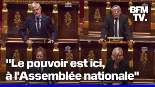 Motion de censure lintégralité des prises de parole à lAssemblée nationale [upl. by Yoko]