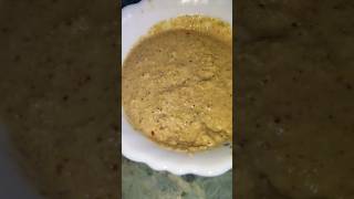 Yellow poppy seeds chutney recipe 😋 food chatnirecipe youtubeshort shorts cooking trending [upl. by Eckhardt]