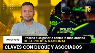 Proceso disciplinario contra los funcionarios de la Policía Nacional [upl. by Aramit675]