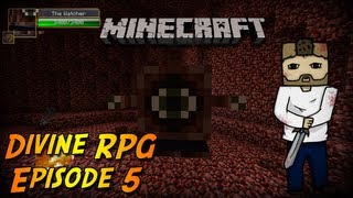 Minecraft Divine RPG Episode 5  تعااااال هنا يابو عين [upl. by Tsyhtema]