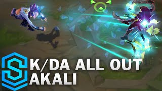 KDA ALL OUT Akali Skin Spotlight  League of Legends [upl. by Berri303]