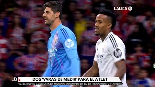 Sanción mínima para el Atlético de Madrid por el caso Courtois [upl. by Einnek]