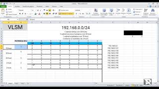 Calculo VLSM [upl. by Palla558]