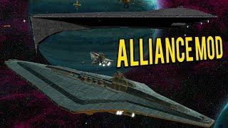 ECLIPSE Super Star Destroyer Vs Mandators  Star Wars Empire at War Alliance [upl. by Goeger968]