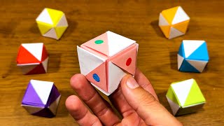 How To Make Paper Fortune Teller Dice  Fun amp Easy Origami [upl. by Ulland]