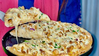 The Cheese Pizza  People Colony  gujranwala gujranwalafood foodlover foodie foodvlogger [upl. by Ahsinrac]