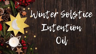 Winter Solstice Intention Oil 💙 [upl. by Landsman]