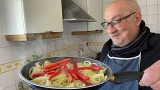 Bacalhau de cebolada no forno [upl. by Llehcor]