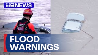 Sydneys northwest bracing for major flooding  9 News Australia [upl. by Bobbie]