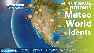 Meteo World  idents 20212023  Euronews [upl. by Eemla]