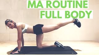 ROUTINE FULL BODY 30 min  sans matériel  by Lucile Woodward [upl. by Suoinuj]