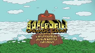 Superjail Season 2 2011 Carnage Count [upl. by Olrak463]