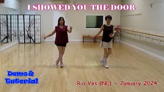 I Showed You The Door  Line Dance Dance amp Teach  Ria Vos  Regina Cheung [upl. by Zoldi]