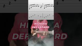 Como tocar intro de Histeria Def Lepard creativitymusic deflepard sigueme [upl. by Tracy29]