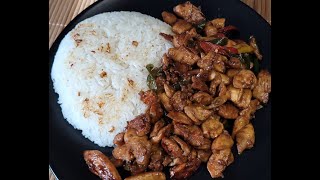 QUICK STIR FRY CHICKEN WITH CHILLI PEPPERS  BEST RECIPE IN THE WORLD [upl. by Dorotea679]