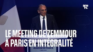 Le discours dÉric Zemmour lors de son meeting au palais des Sports de Paris en intégralité [upl. by Ewen]