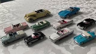 Franklin Mint Diecast Collection Scale 143 and 124 [upl. by Asiar908]