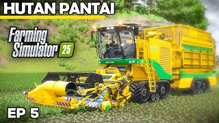 FLOODING THE LAND  Farming Simulator 25  Hutan Pantai  Episode 5 [upl. by Otcefrep535]