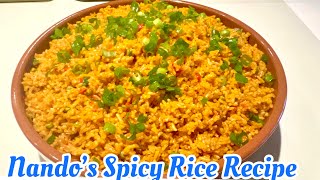 How to make Spicy Nando’s Rice [upl. by Anders220]