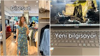 GİRESUN VLOG YENİ BİLGİSAYAR ALDIM [upl. by Hauge586]