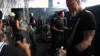 Metallica EXCLUSIVE BACKSTAGE and walking to the stage Official Sonisphere 2009 [upl. by Sam]