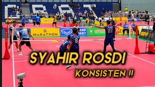 SEPAK TAKRAW KING CUP 2023 SEMI FINAL MALAYSIA VS INDIA SYAHIR KONSISTEN [upl. by Ynot]