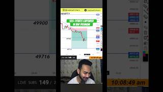 100 Points in BNF premium shorts banknifty livetrading [upl. by Asilrahc]