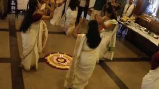 Thiruvathira  Kaithapoo Manamenthe  Cypress Point Onam 2013 [upl. by Ykcin]