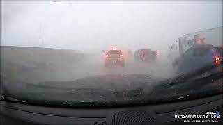 Hail Storm I15 Orem UT  8132024 [upl. by Naujd]