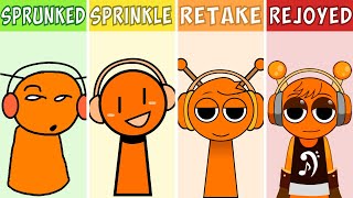 Incredibox Sprunki ALL SOUNDS  Sprunked VS Sprinkle VS Retake VS Rejoyed [upl. by Agrippina]