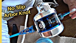 Arbor Knot Tutorial  How to Tie Line to Fishing Reel [upl. by Kirchner]