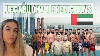 UFC Fight Night Sandhagen vs Nurmagomedov Abu Dhabi Predictions amp Full Card Breakdown [upl. by Eixid]