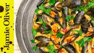 Romantic Mussels Pasta E Fagioli  Katie Pix [upl. by Mcgannon]