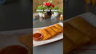 Trending Recipe of Bread Pizza Pockets shorts recipe snacks pizza bread [upl. by Eirrok]