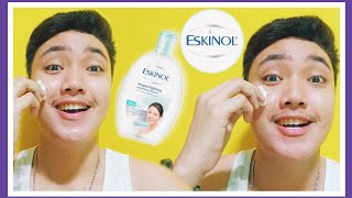 ESKINOL PIMPLE FIGHTING Facial Deep Cleanser For AcneProned Skin  PauloMesinaVLOGS [upl. by Yerag531]