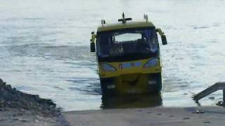 RiverRide Kétéltű busz Budapesten  Amphibious bus in Budapest [upl. by Lowney]