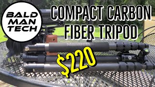 Carbon Fiber Manfrotto Element Tripod Review 4K [upl. by Ecilef]