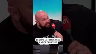 Aurélien Strongman Vs Cyprien Cini au bras de fer dans rtlbonsoir [upl. by Atinahc]