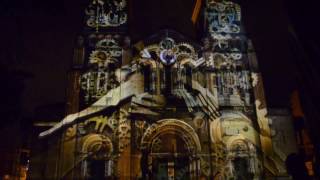 Impresionante Video Mapping sobre catedral metropolitana de Medellin 1080p Hd [upl. by Stickney971]