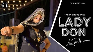 Lady Don  Sapna Choudhary Dance Performance  New Haryanvi Songs Haryanavi 2023 [upl. by Ania]