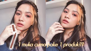 MAKEUP SIMPLE CEPET UNTUK NGAMPUSNGANTOR  MADFORMAKEUP LIPBLUSH REVIEW SWATCHES TUTORIAL [upl. by Ruosnam682]